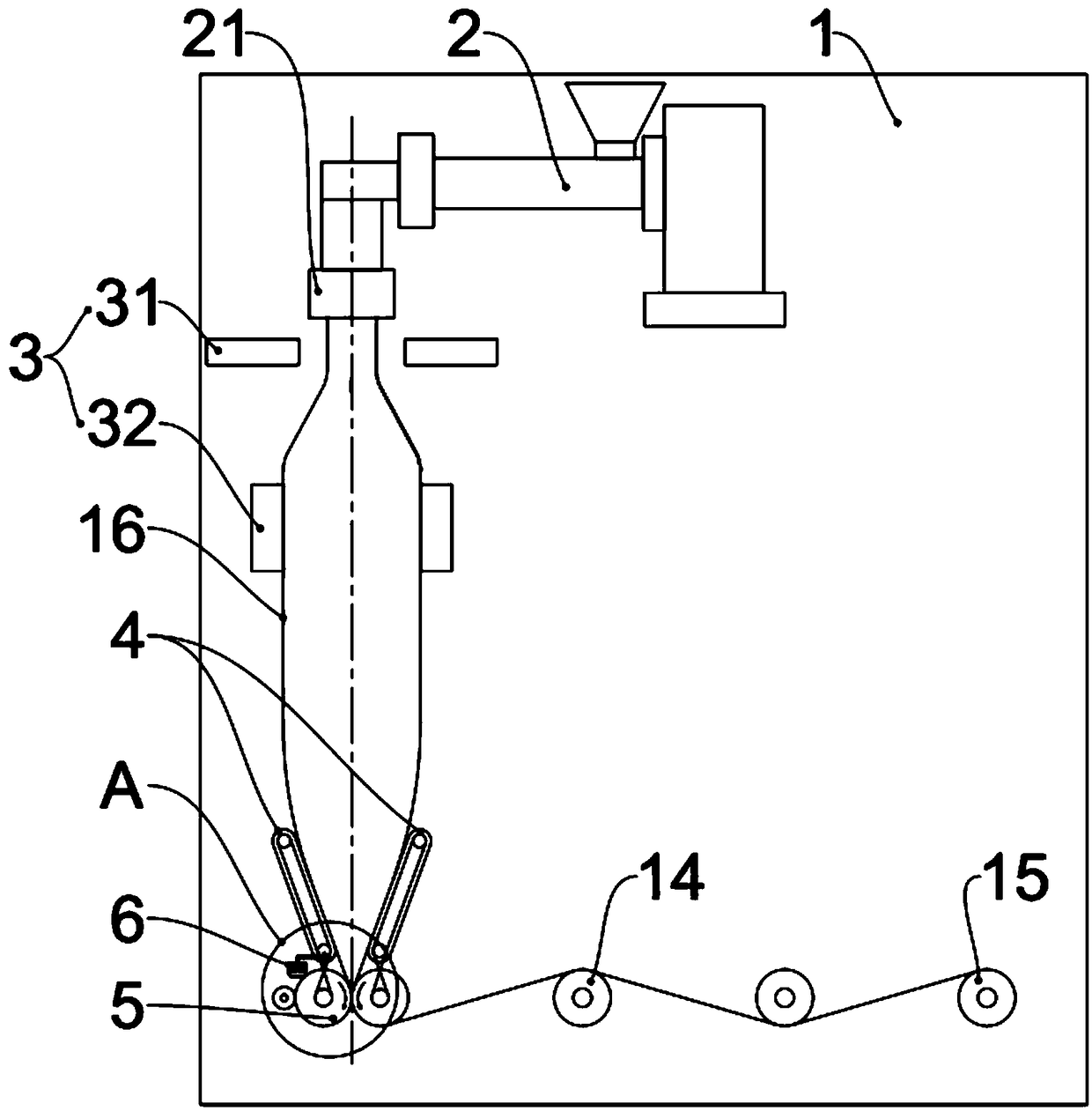 Blow molding processing method of CPP film