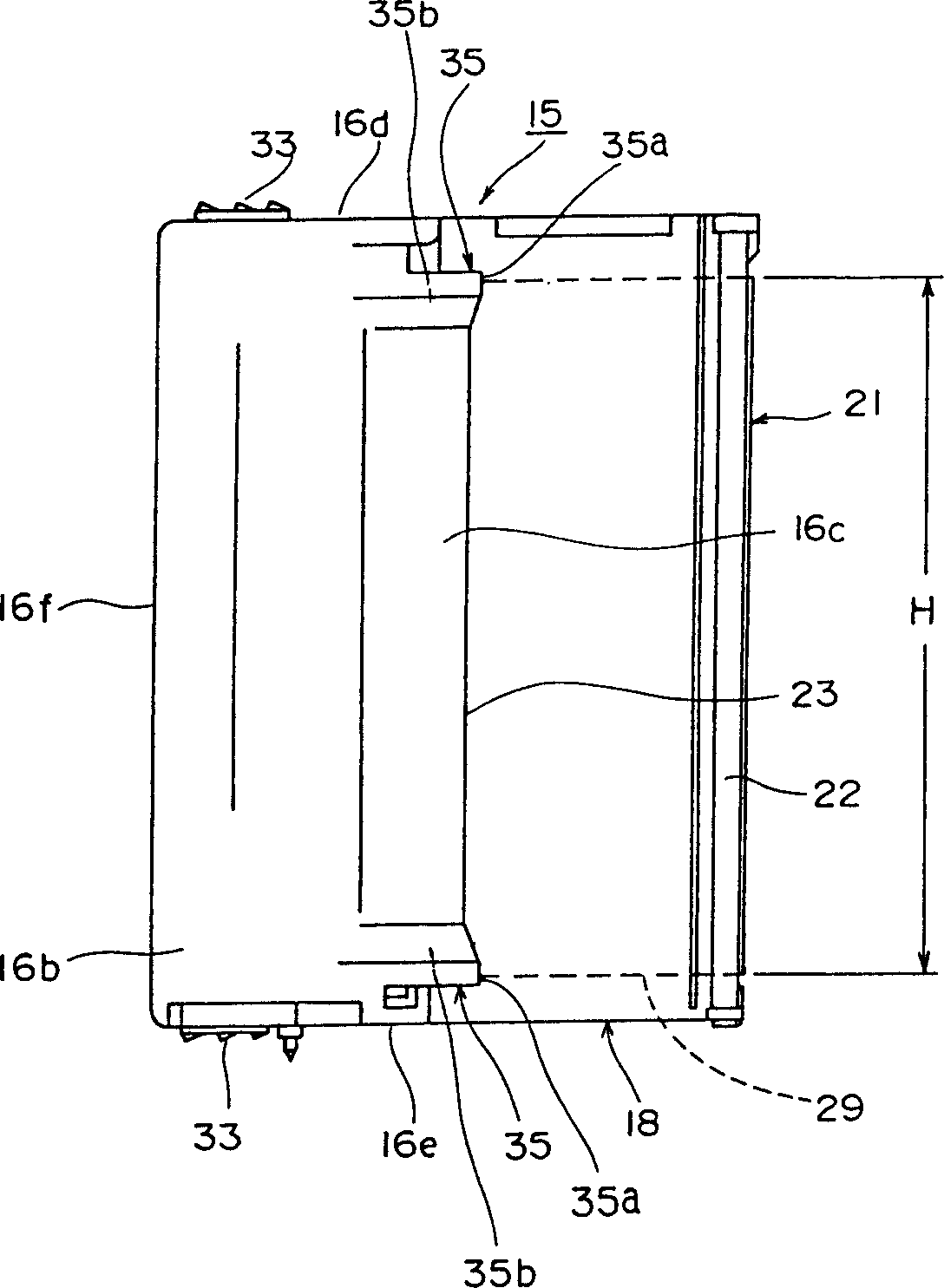 Ink-ribbon cartridge and thermosensitive printer using the same