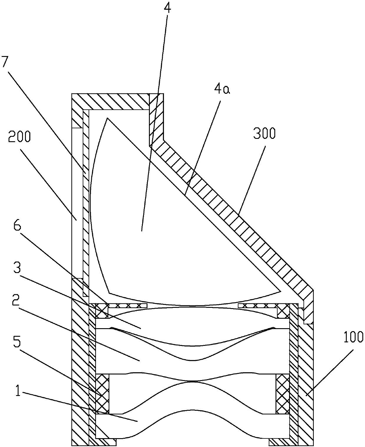 electronic viewfinder lens