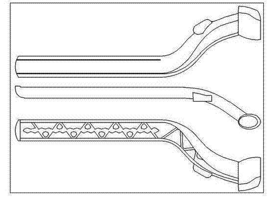 Molding method for casting and forging structure piece of wheelchair frame