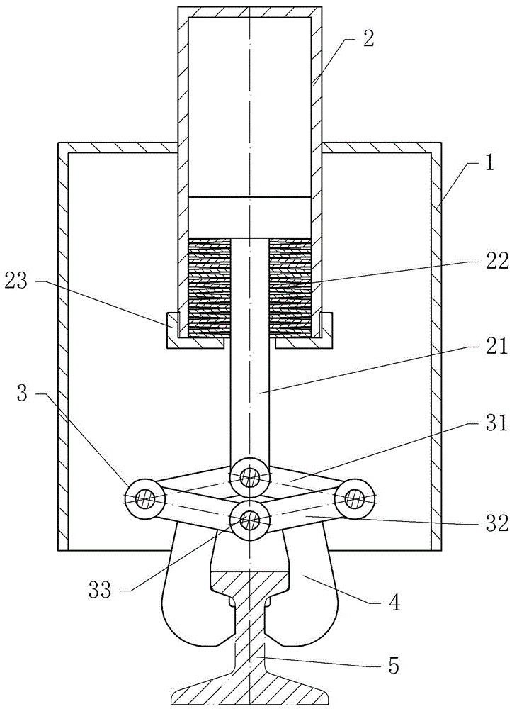 Brake device of roll-dividing machine