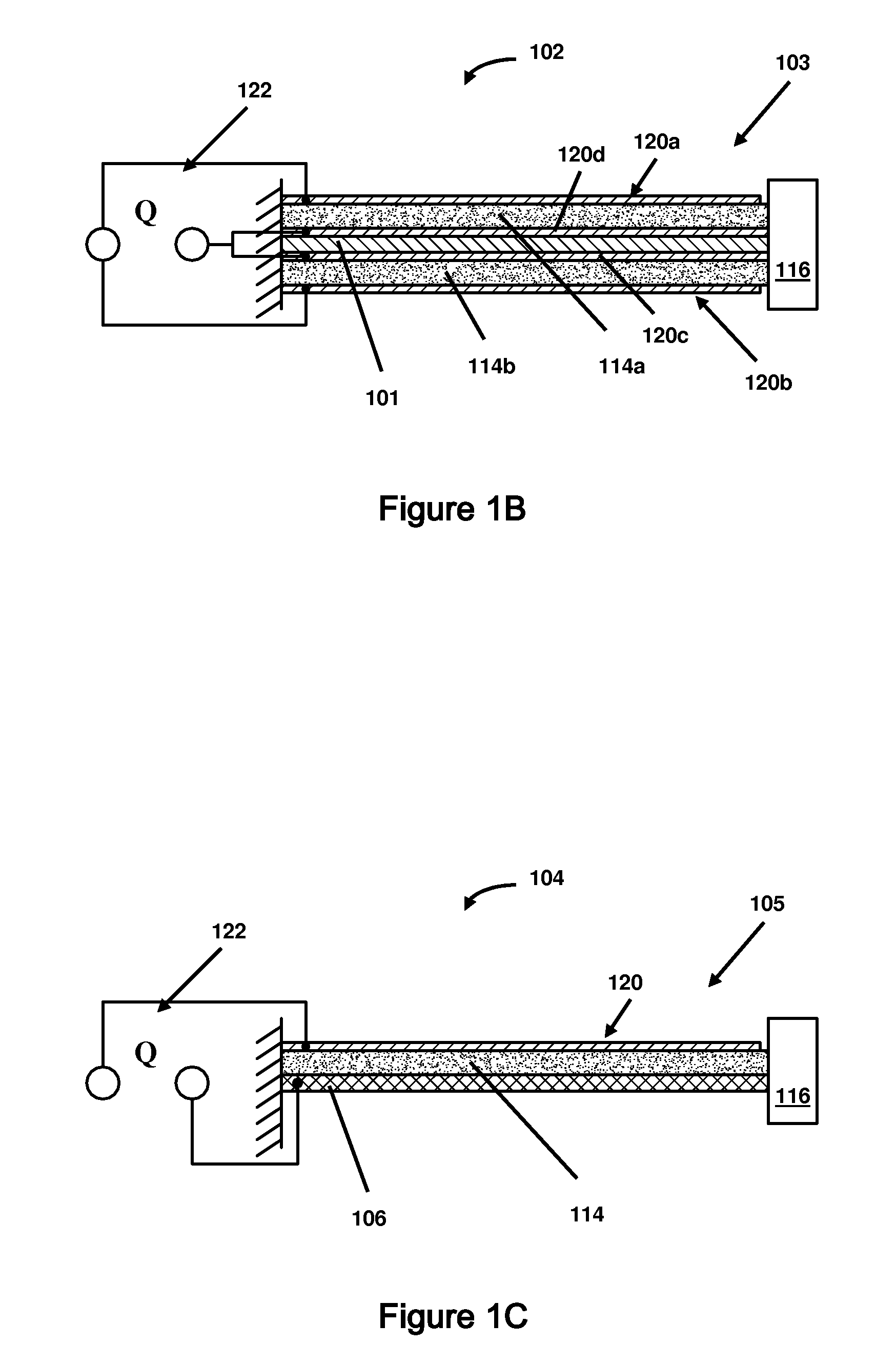 Piezoelectric energy harvester having planform-tapered interdigitated beams