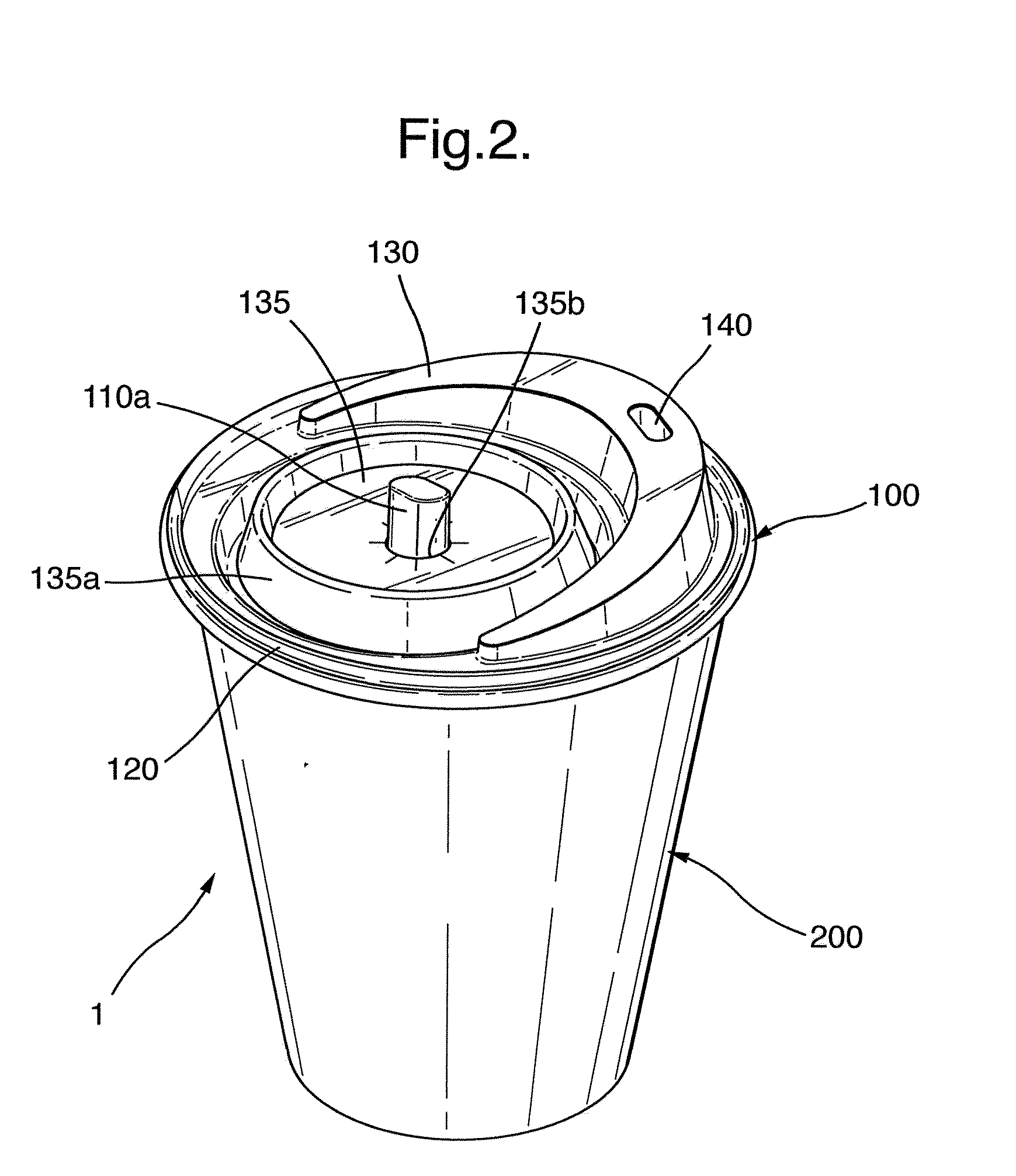 Lid, in particular for a disposable cup