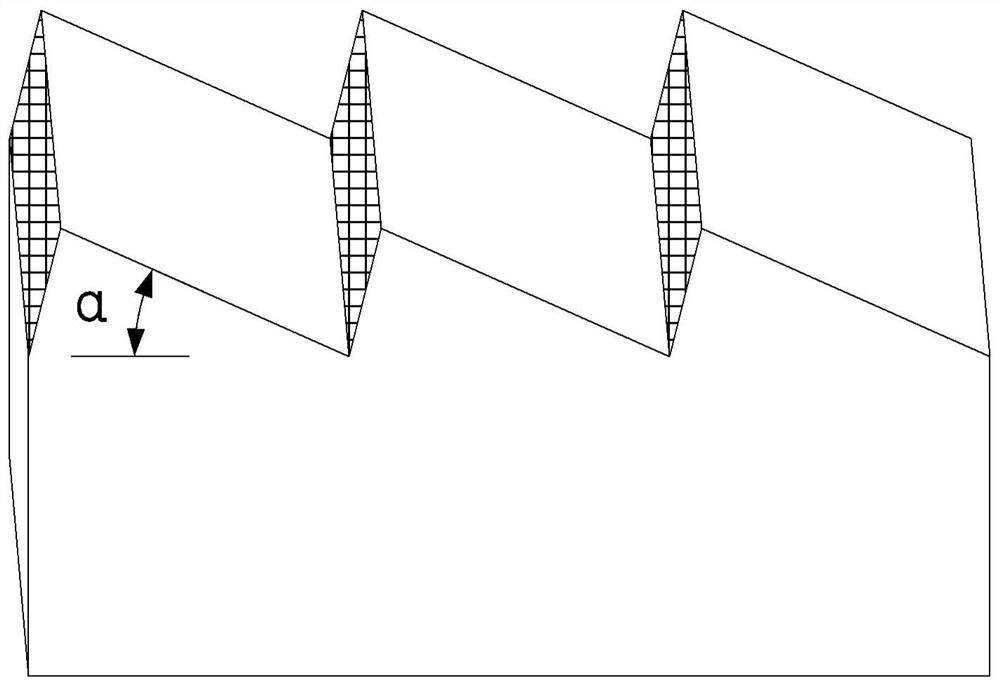 Preparation method of group Ⅲ oxide thin film based on chamfered corner substrate and its epitaxial wafer