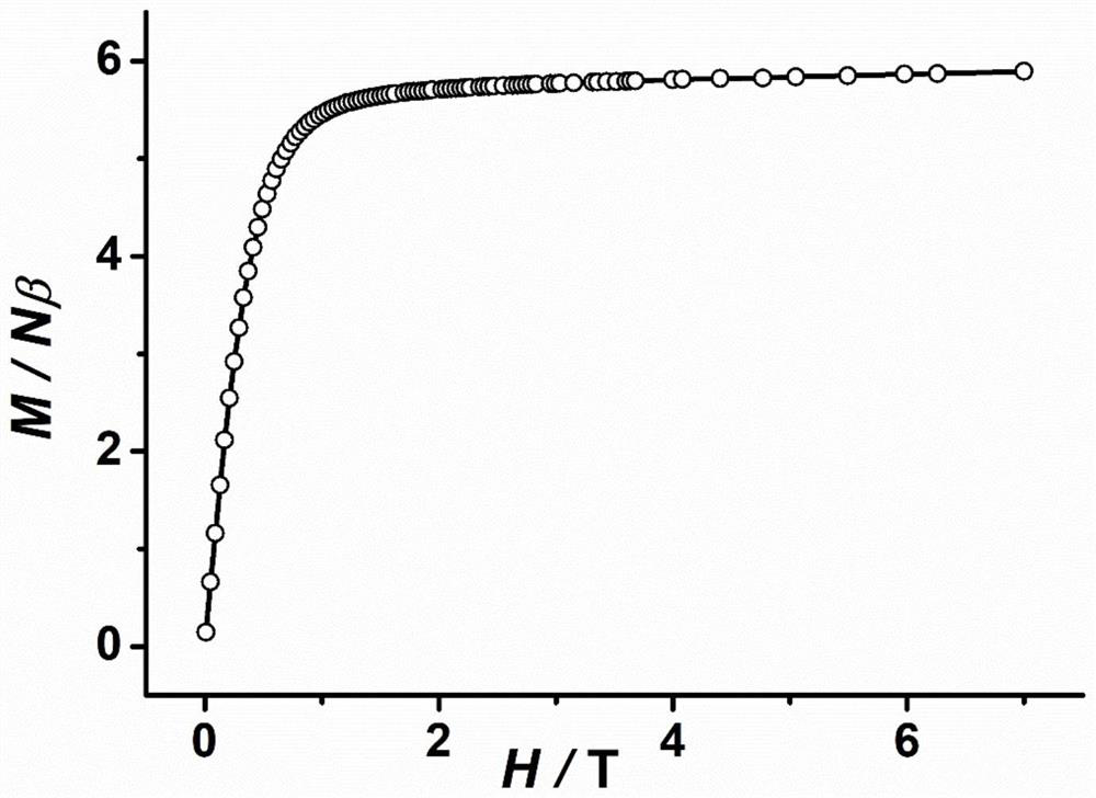 Hexagonal biconical mononuclear dysprosium compound, preparation method and application thereof