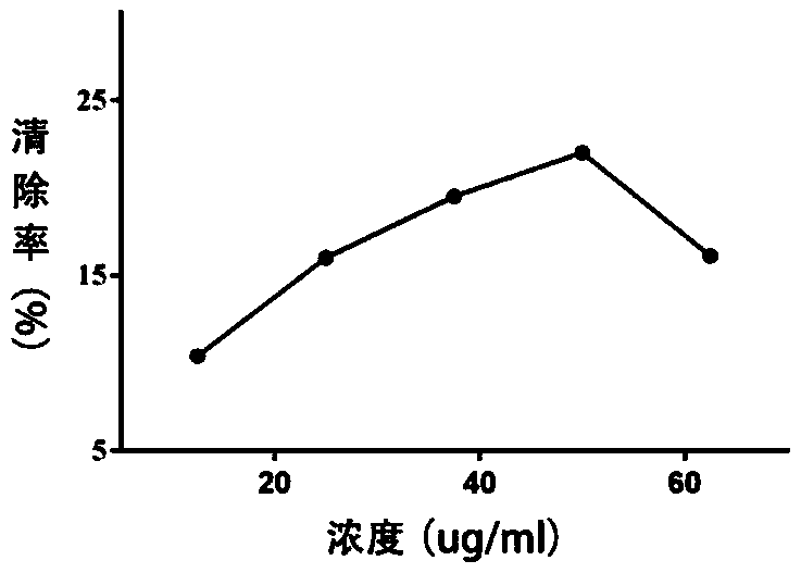 Method for preparing total flavonoid extract of chimonanthus salicifolius and application thereof