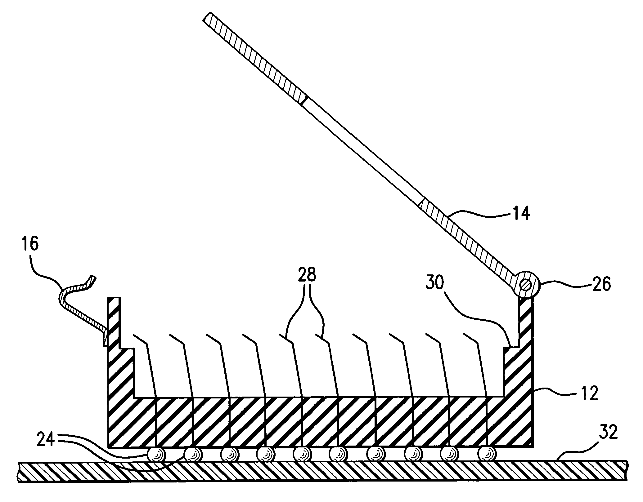 Test structure embedded in a shipping and handling cover for integrated circuit sockets and method for testing integrated circuit sockets and circuit assemblies utilizing same