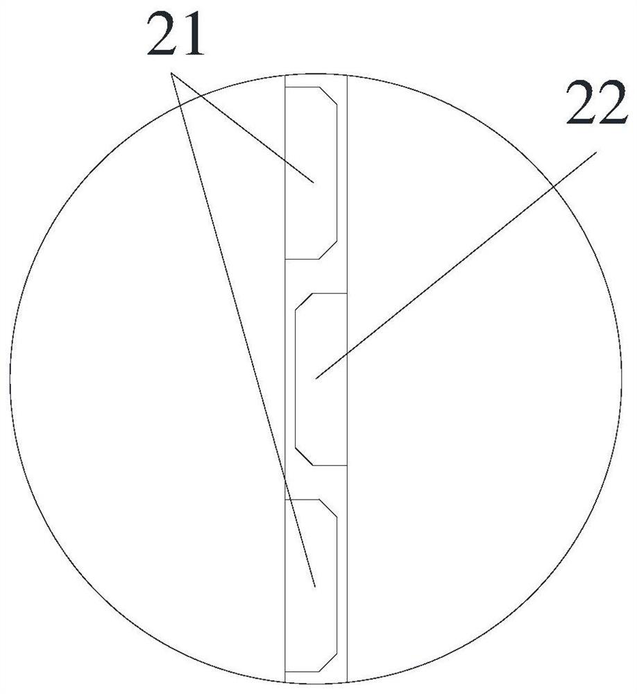 Container door end structure and container