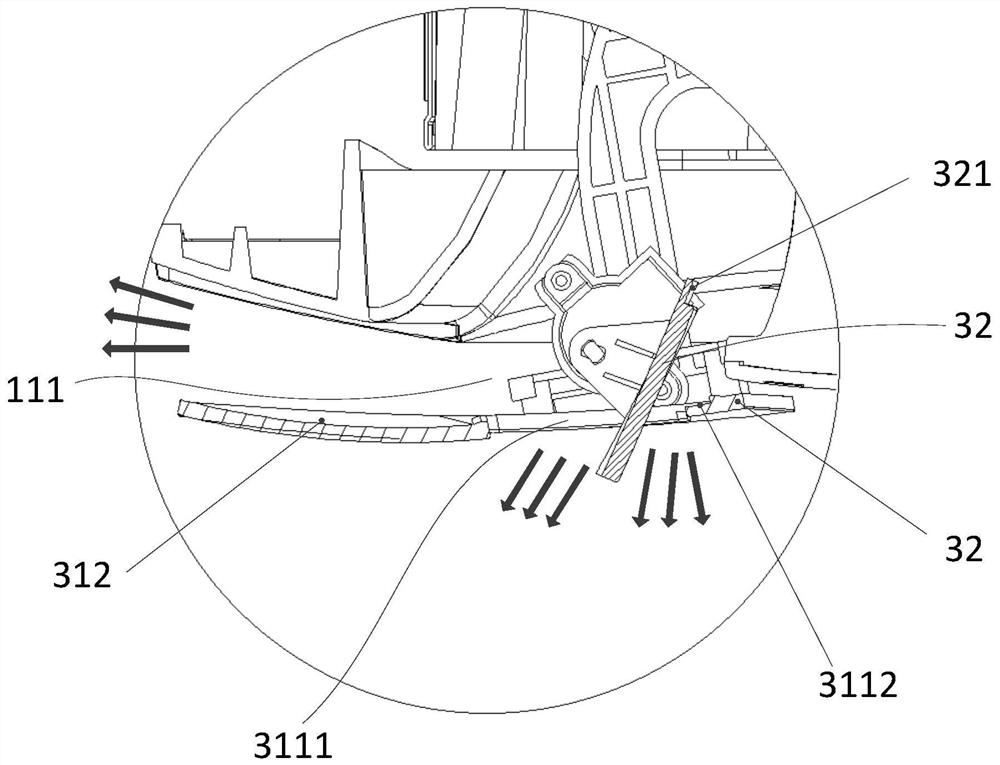 Air conditioner and air deflector control method for air conditioner heating