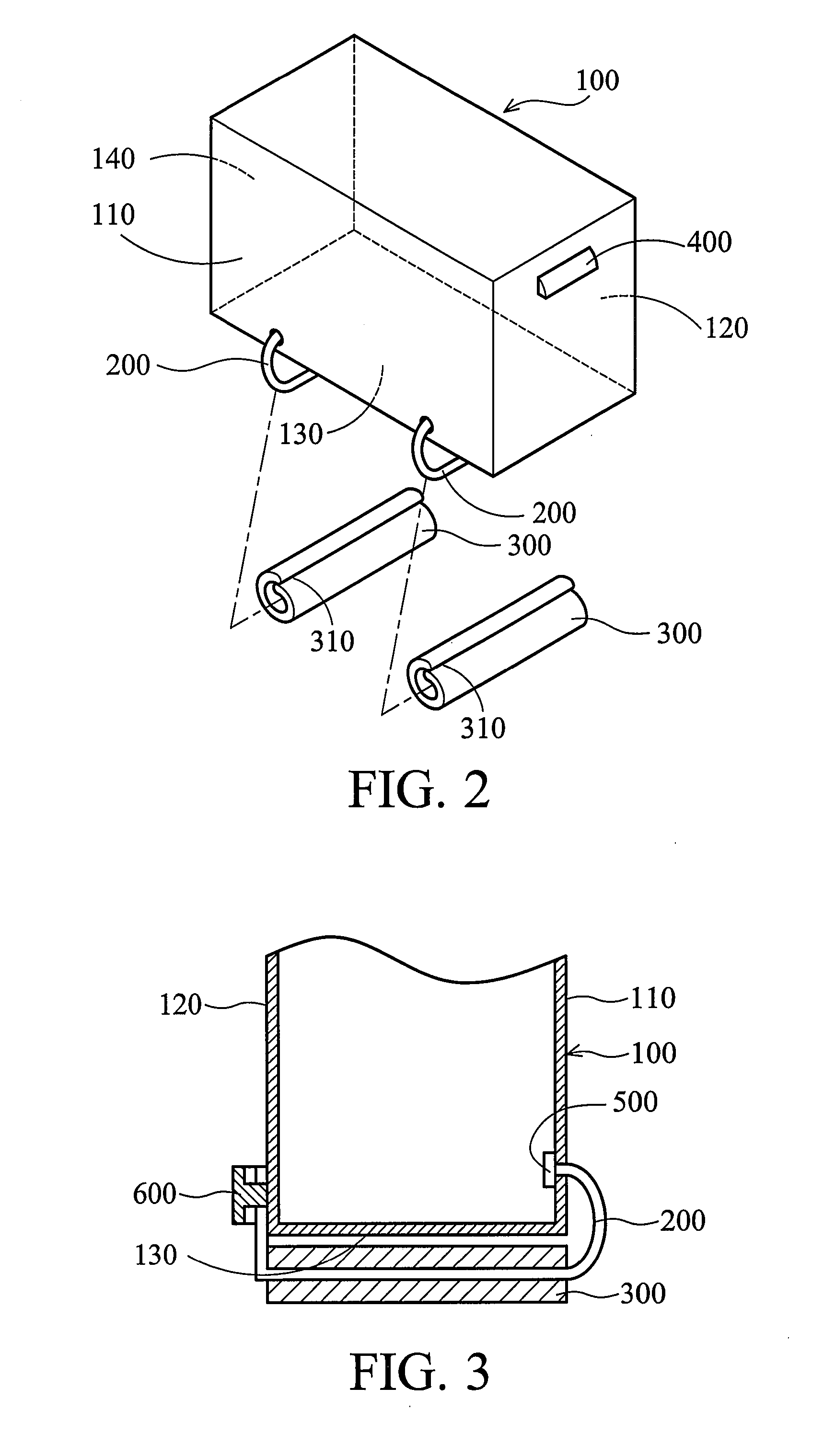 Packaging structure for electronic device