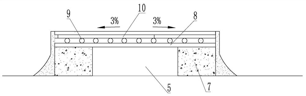 A water interception method for all professional interspersed construction floors of high-rise residential buildings