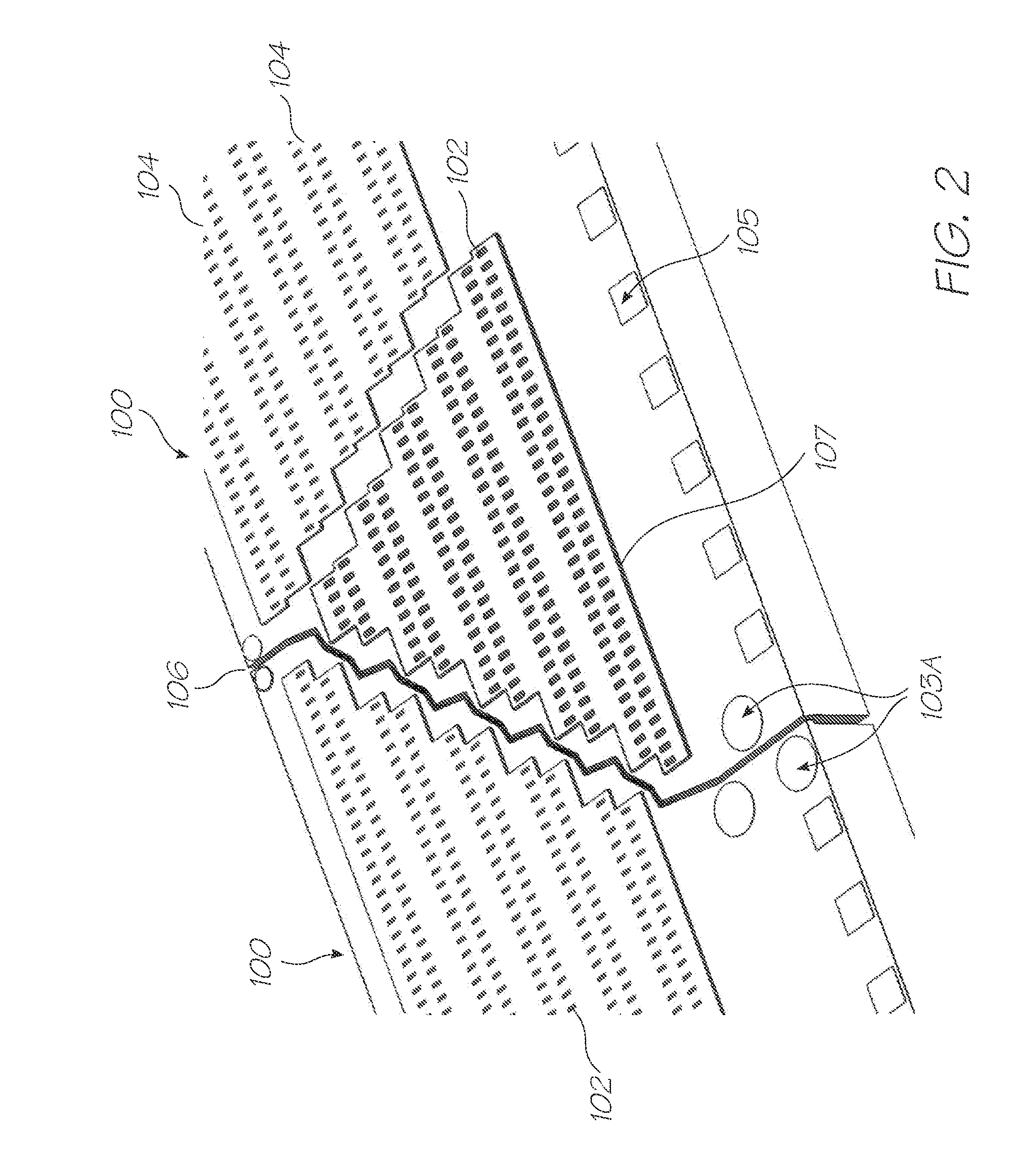 Method of providing printhead assembly having complementary hydrophilic and hydrophobic surfaces