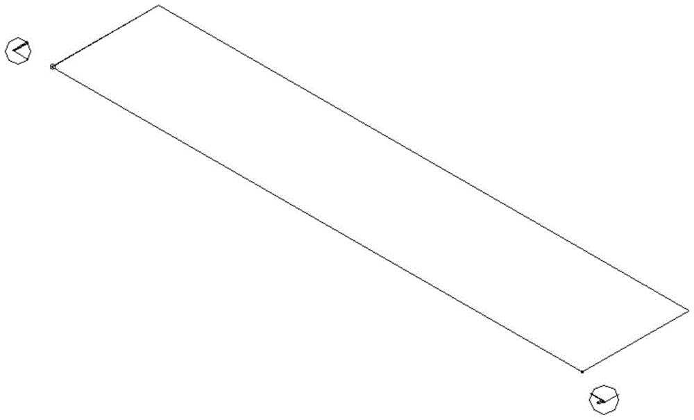 An aluminum plate front and back bending device