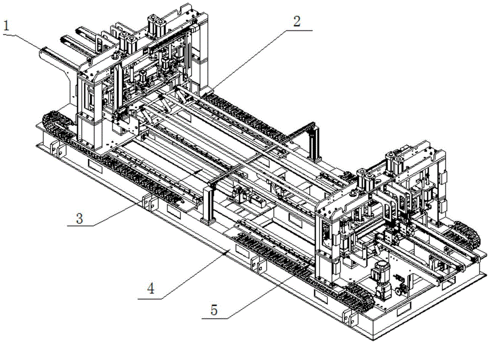 An aluminum plate front and back bending device