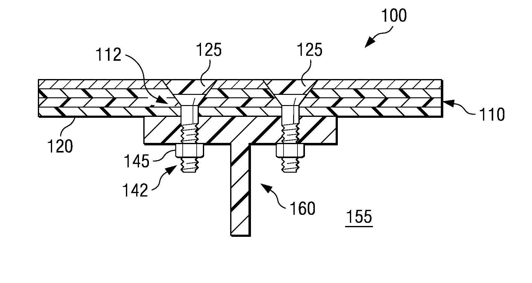 Lightning protection system for an aircraft composite structure