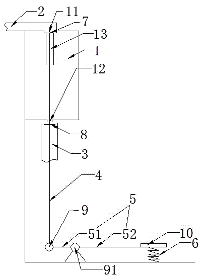 Automatic flushing device