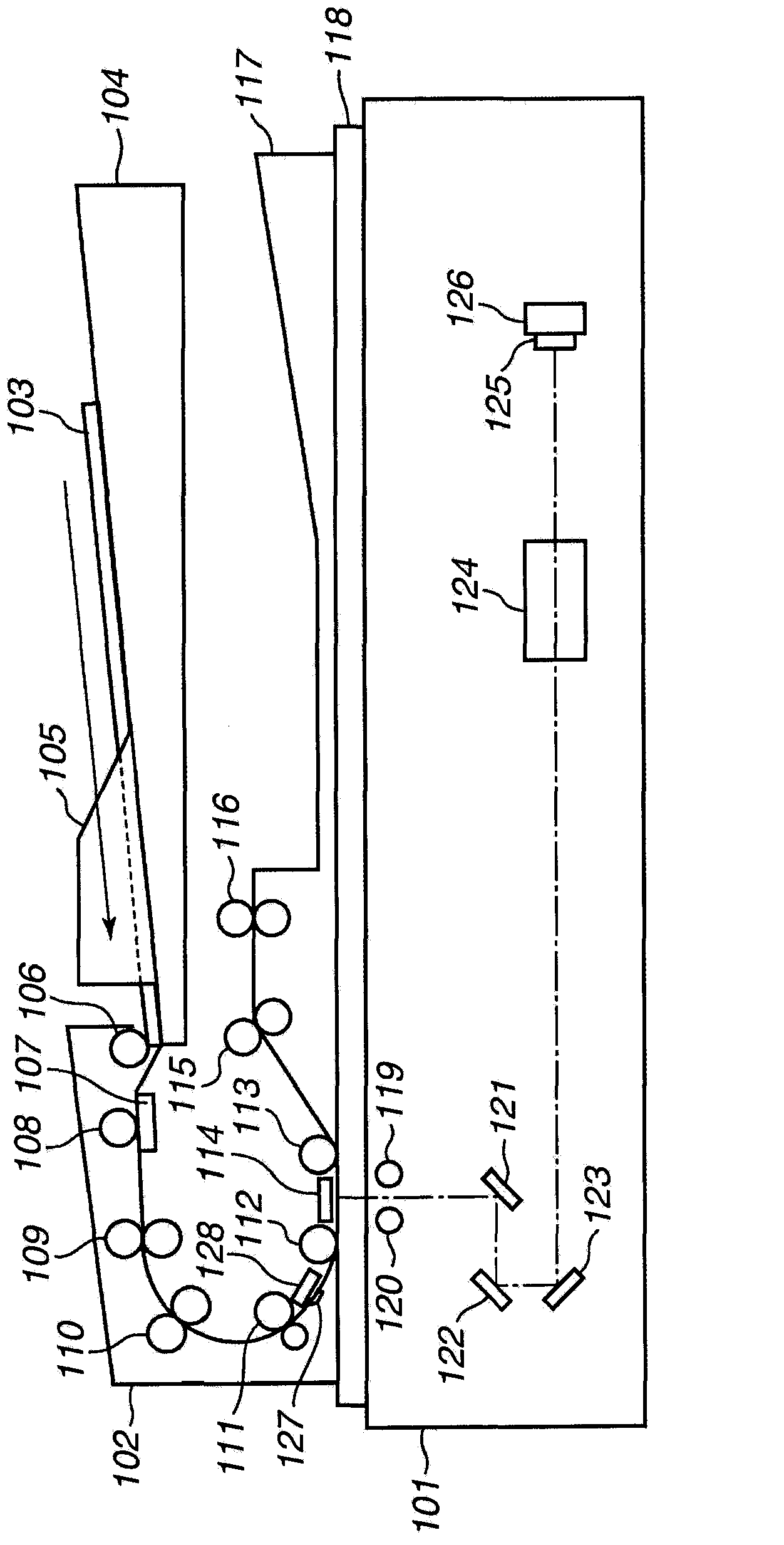 Document reading apparatus and image processing method