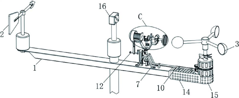 Computer-assisted meteorological monitoring robot