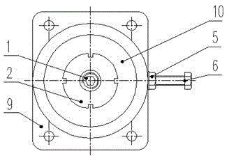 A tapered shock absorber with adjustable stiffness and its installation and adjustment method