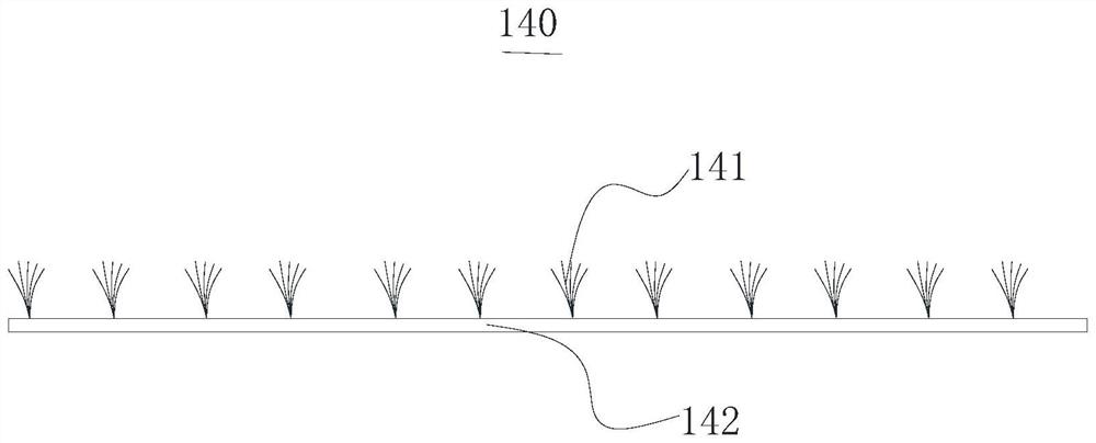 Real and fake grass walking lawn and its construction method