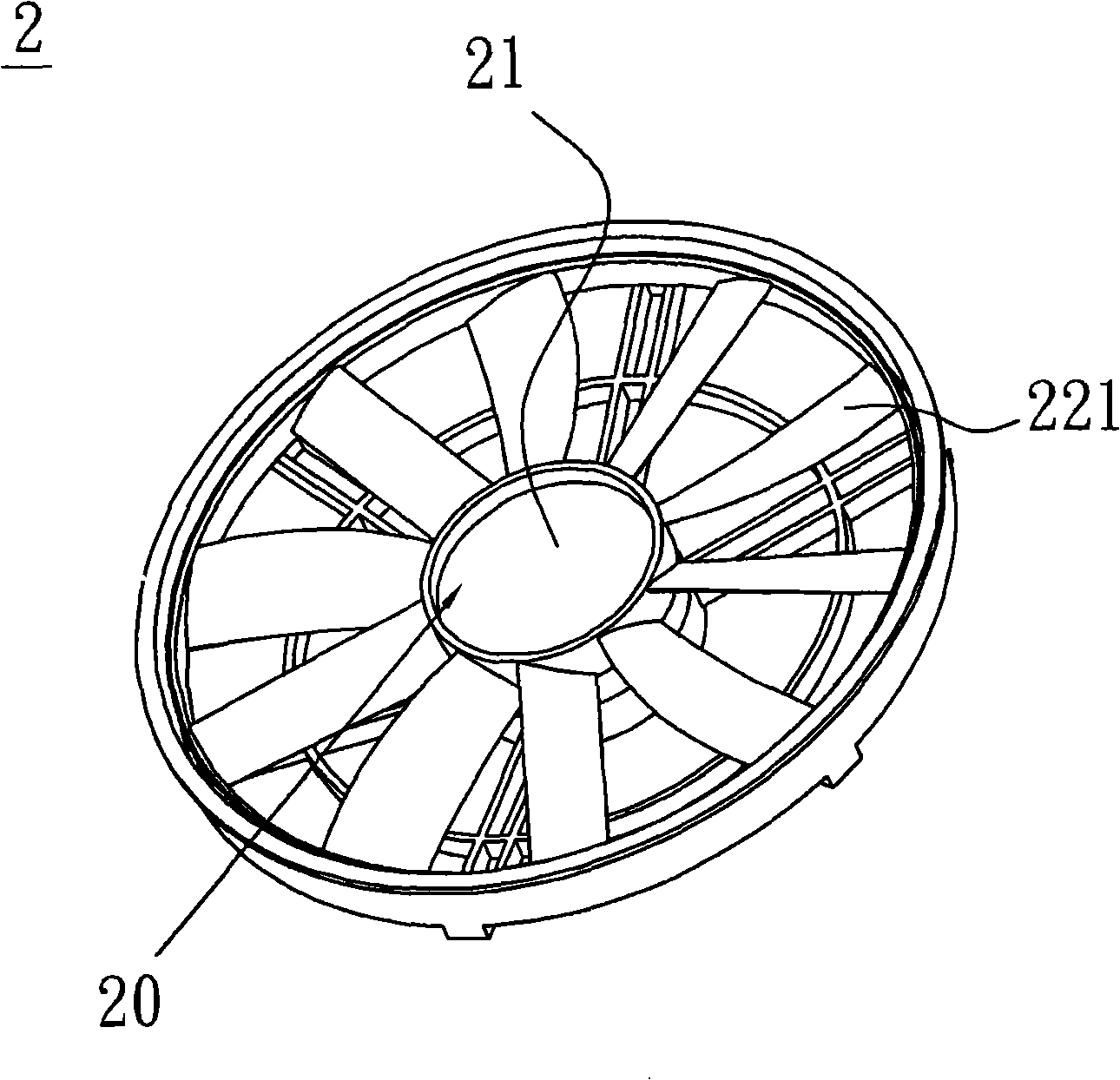 Fan and its impeller
