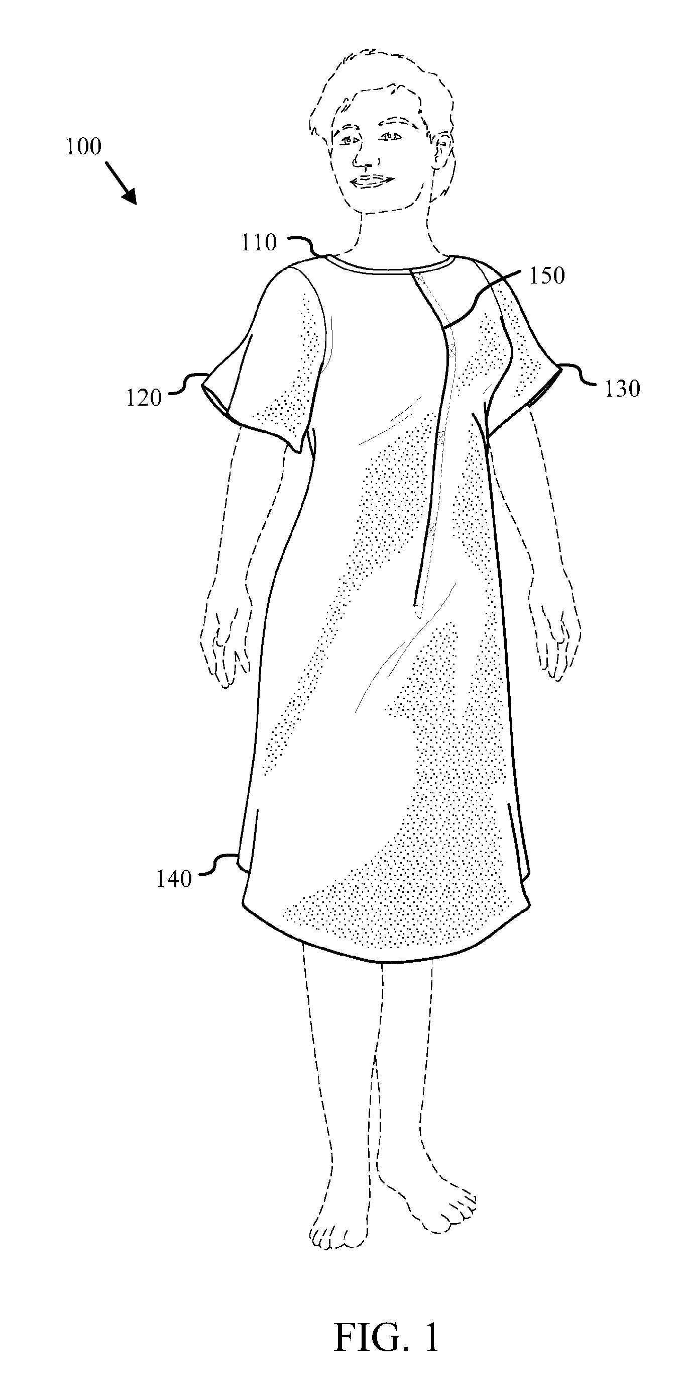 Adaptable medical gown