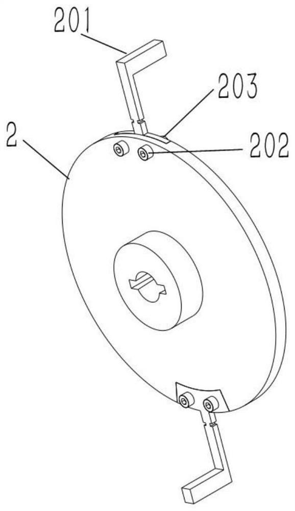 A simulation test device for loss of aeroengine rotor blades