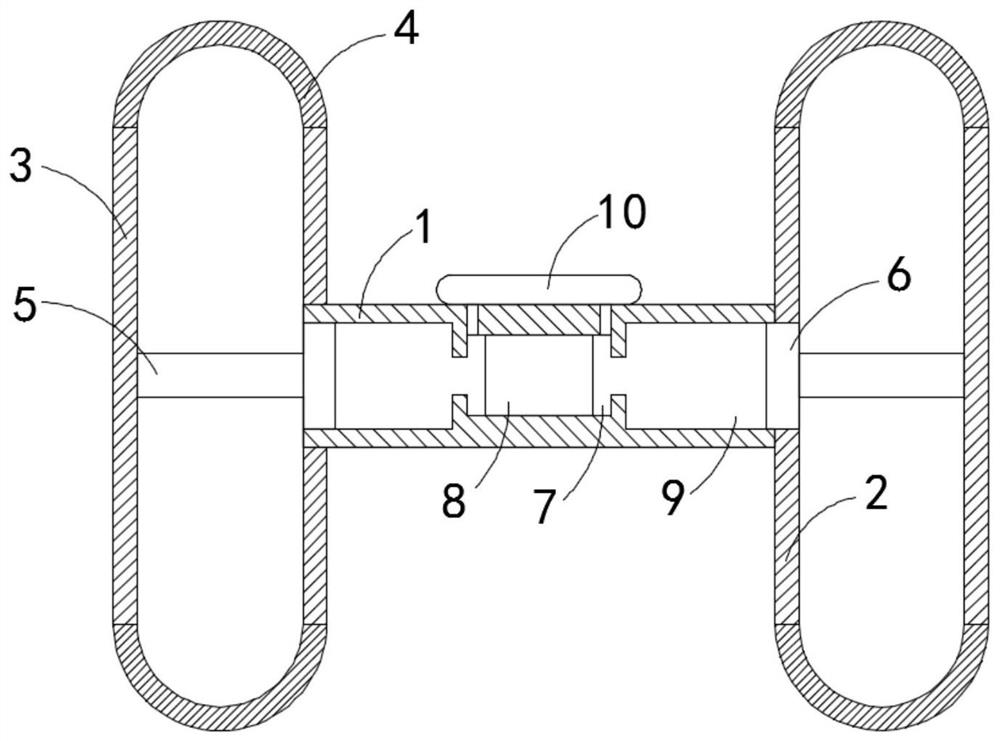 An easy-to-operate municipal underground pipeline partition construction device