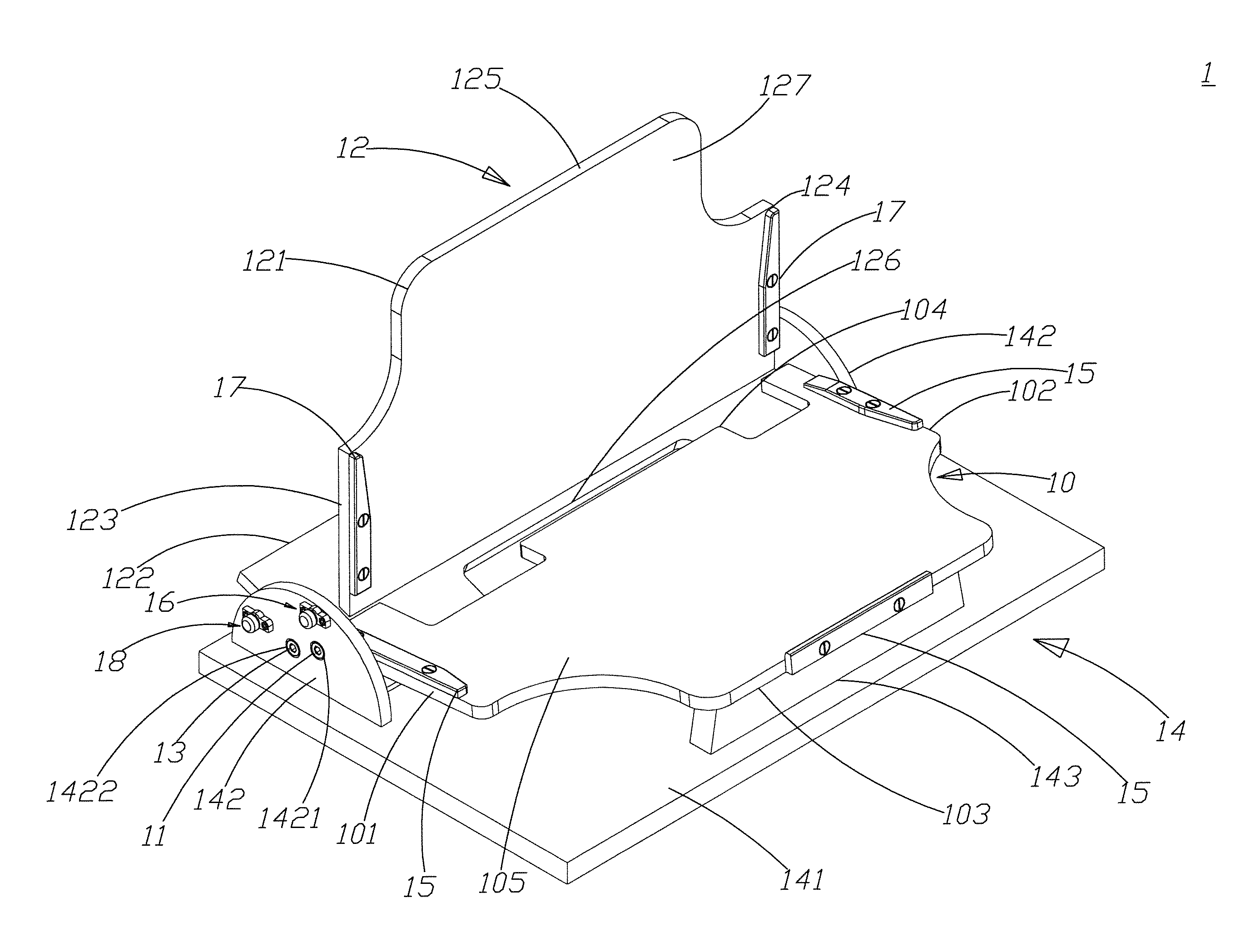 Ancillary fixture for assembling touch display and method for using the same