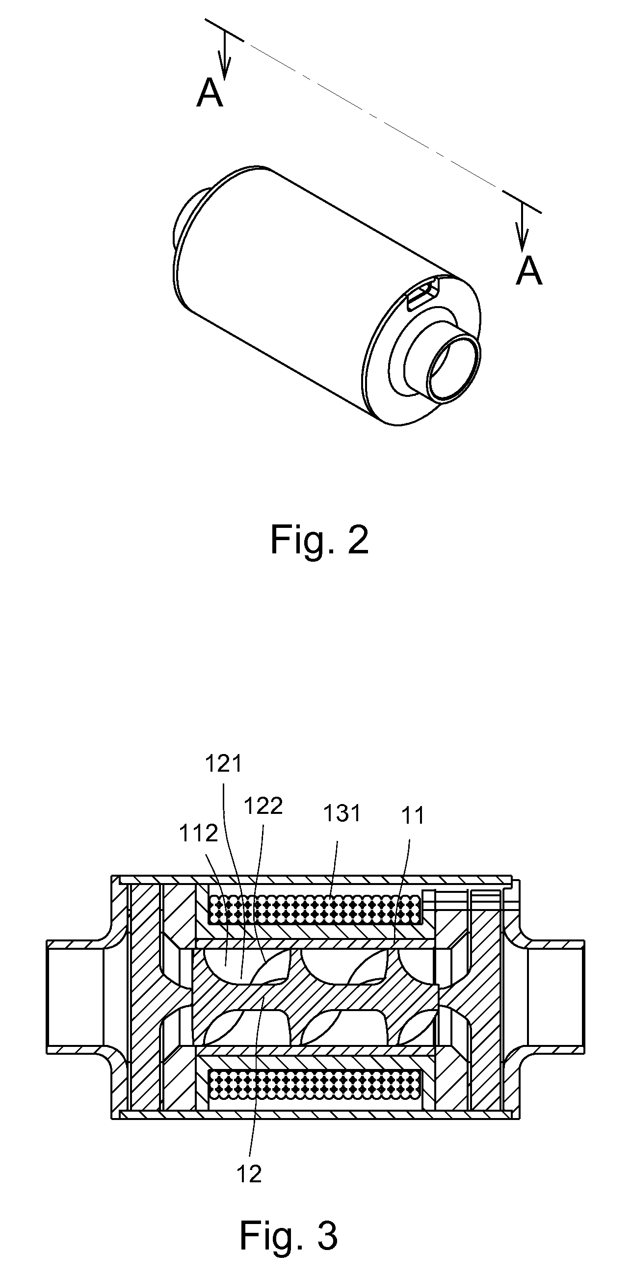 Motor device utilizing magnetic force to drive a rotor
