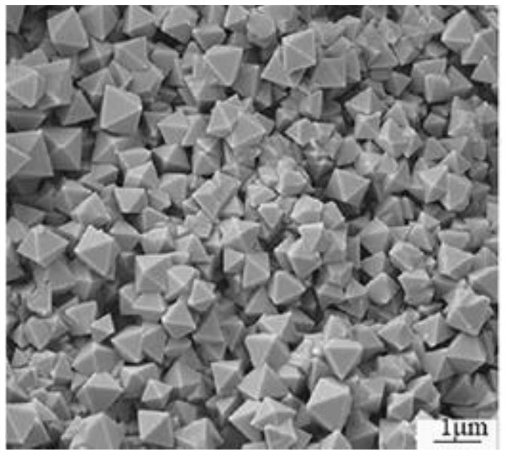 A method for preparing nickel-manganese spinel cathode material by magnetic field texturing