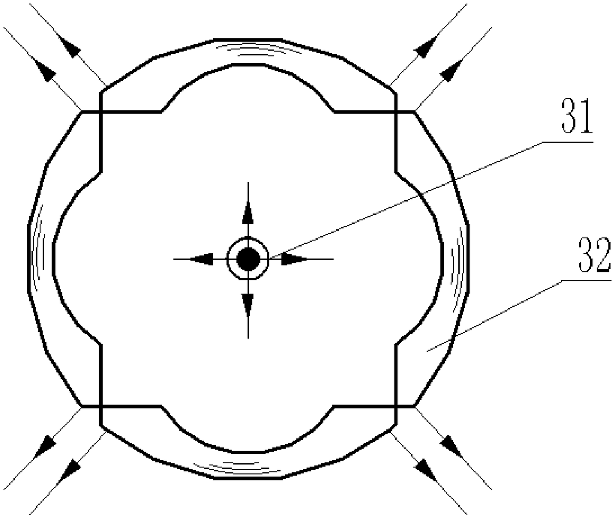 Photoelectric separation type sterilizing system and sterilizing method