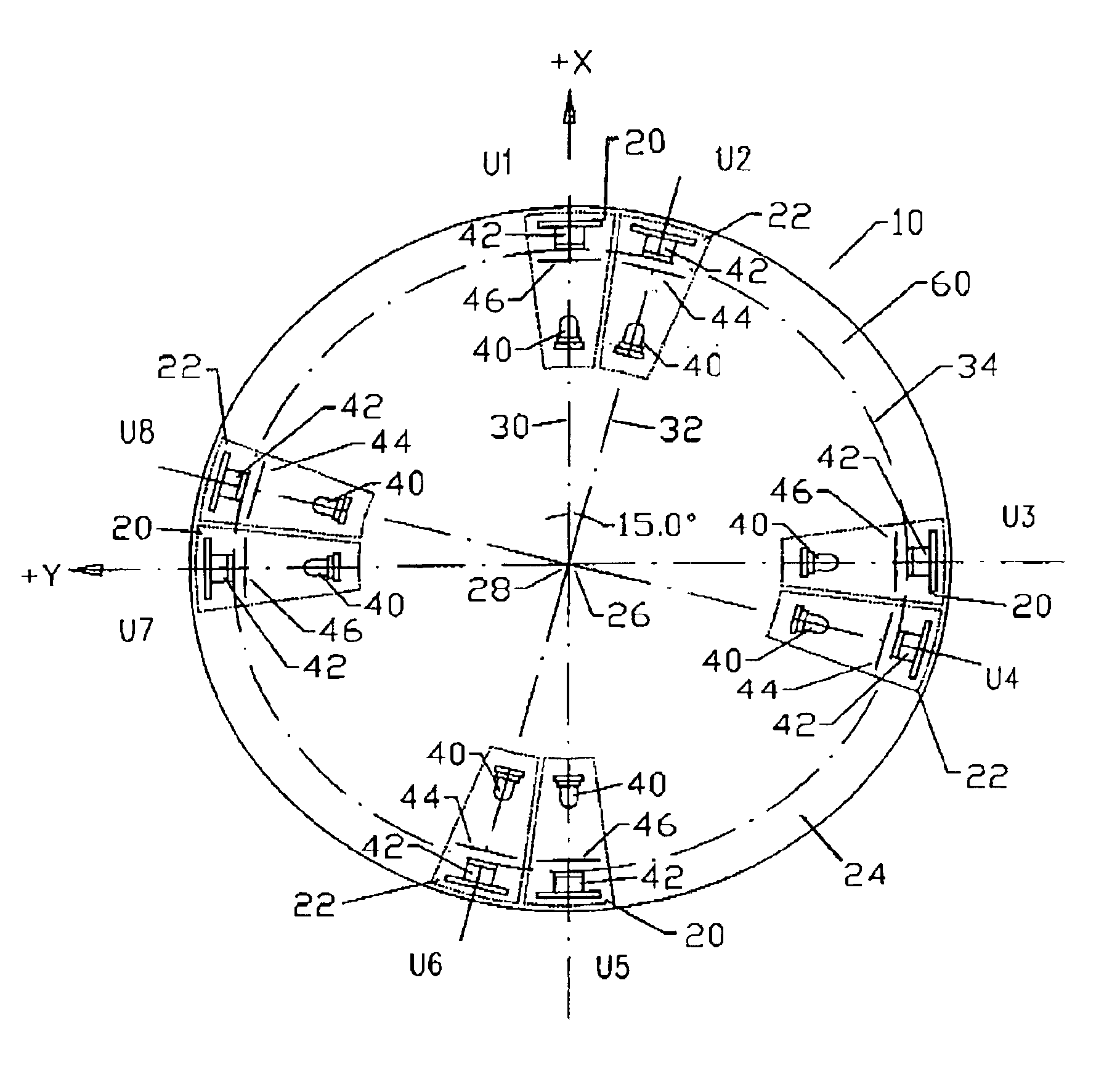 Arrangement for the detection of relative movements of two objects