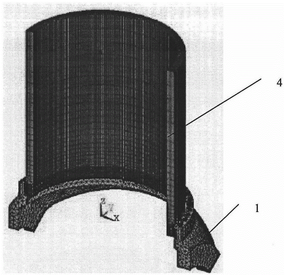 Strength calculation method of hub and variable-pitch bearing connecting bolt of wind generator set