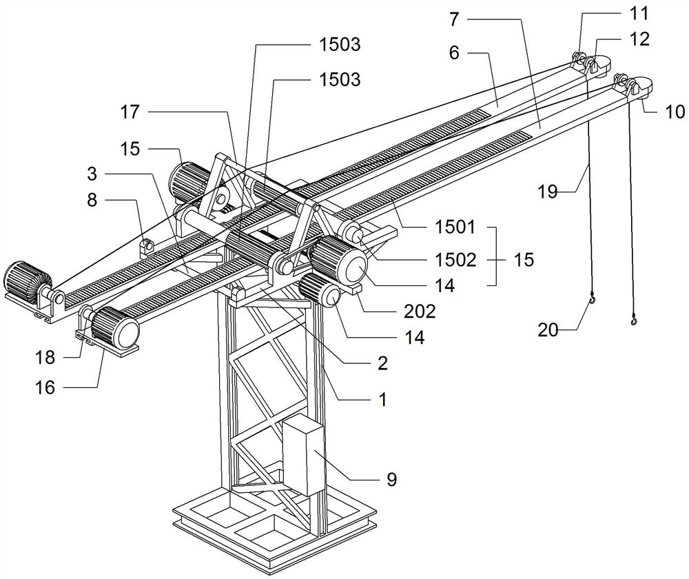 Engineering material lifting device