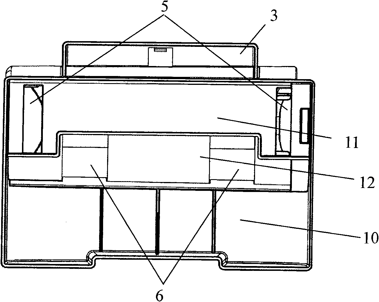 Dust collecting bucket for dust catcher