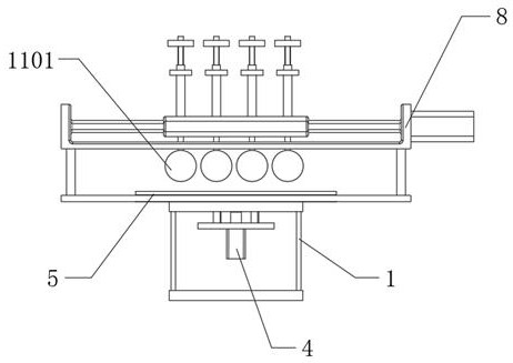 Multi-station automatic polishing machine for steel