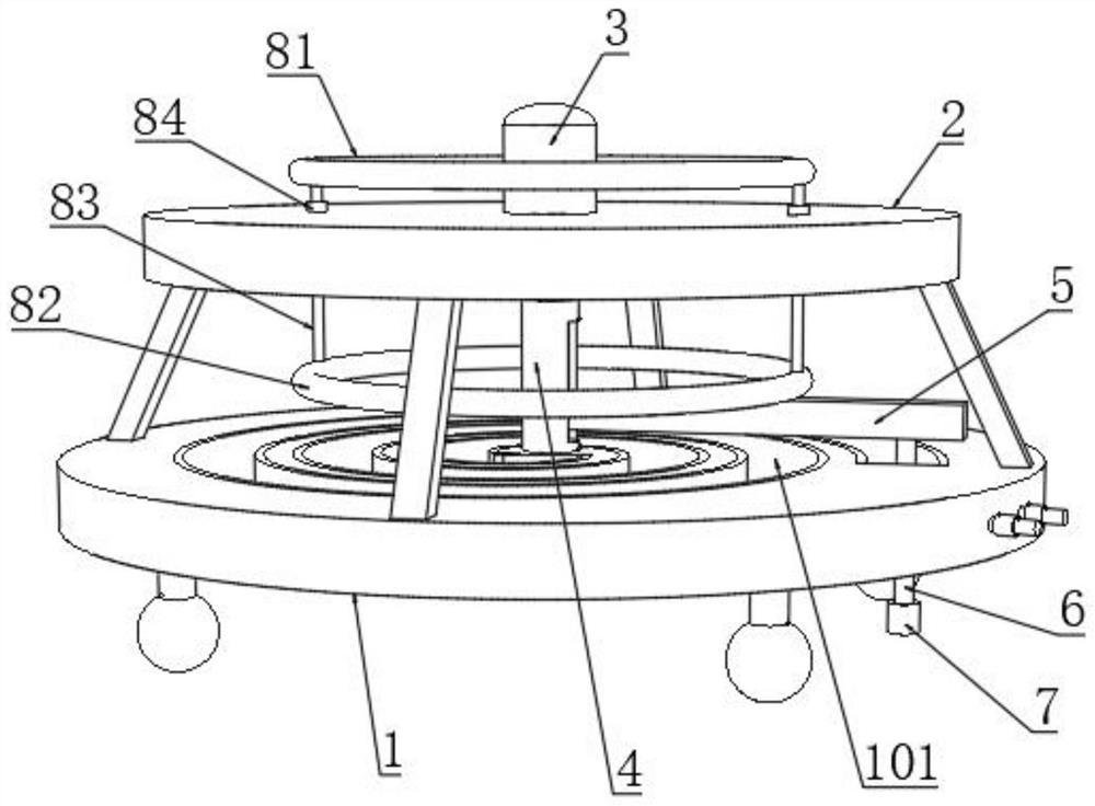 A kind of road engineering pavement quality detection device