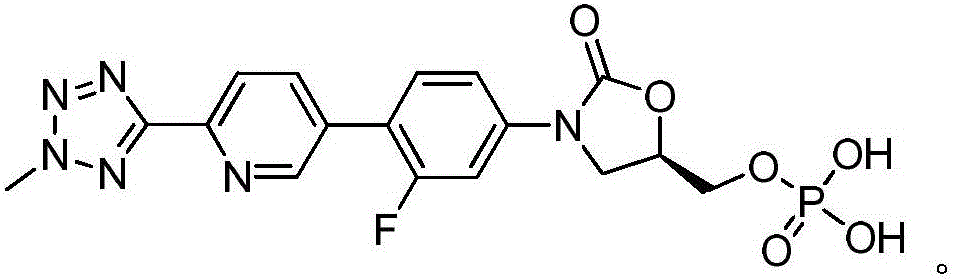 Method for refining high-purity tedizolid phosphate