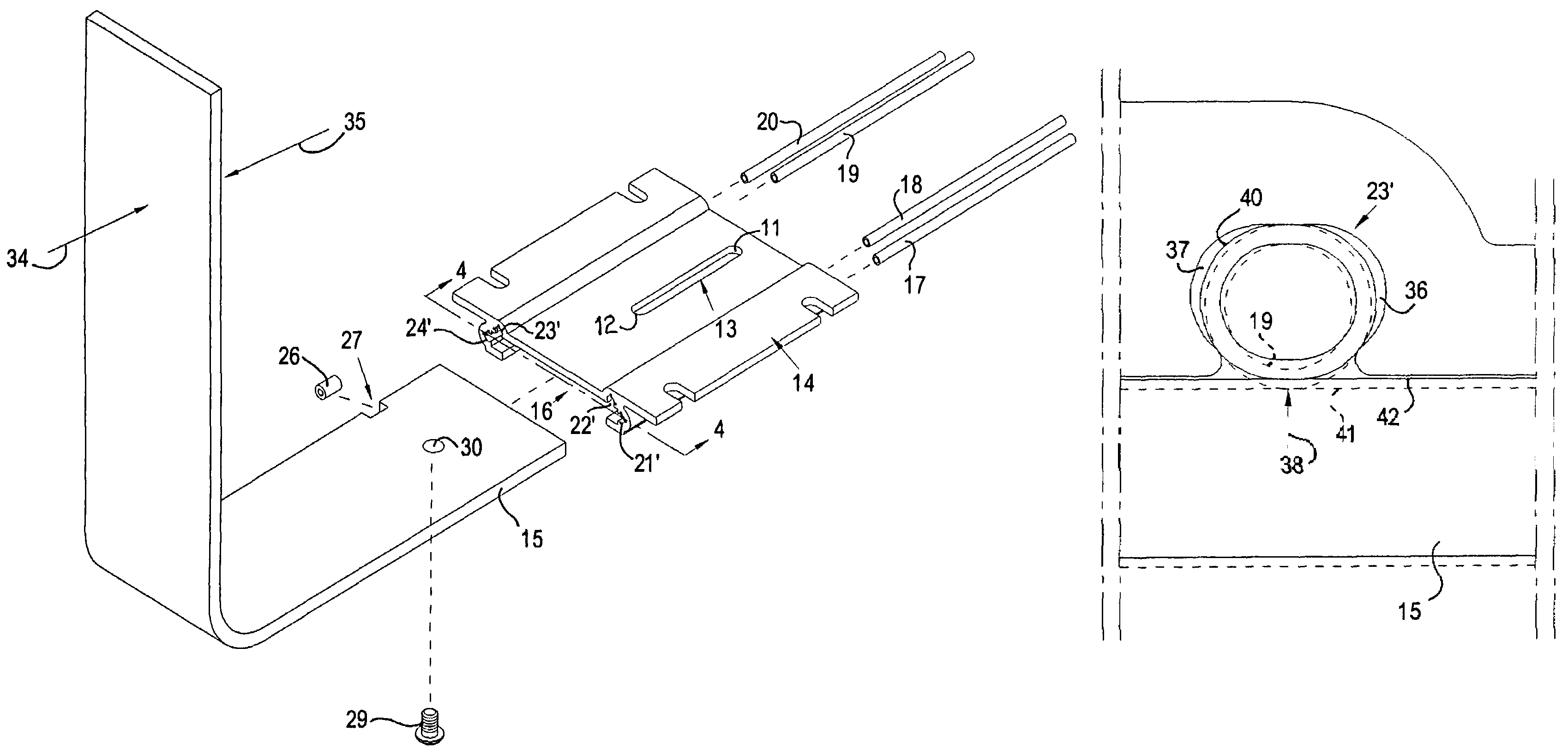 Positioning device for furniture