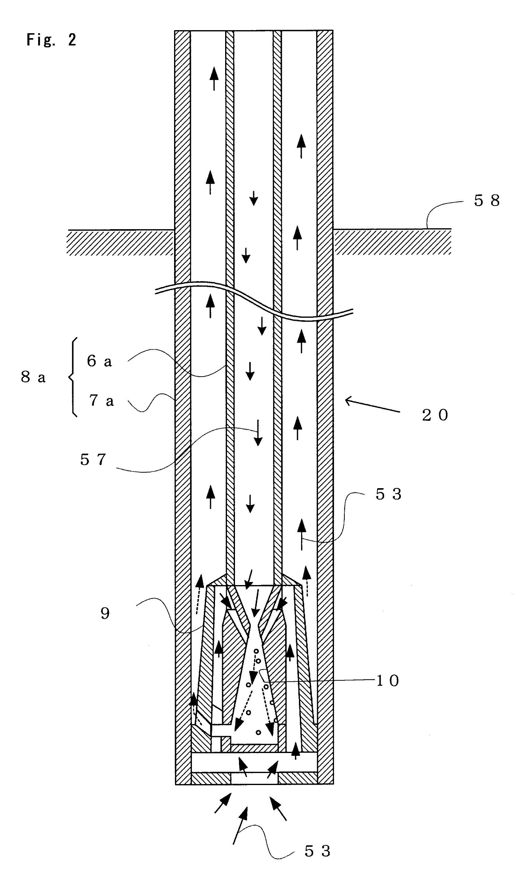 System for treating carbon dioxide, and method for storing such treated carbon dioxide underground