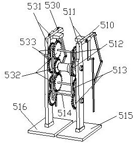 An automatic lawn laying device for garden environmental protection and greening