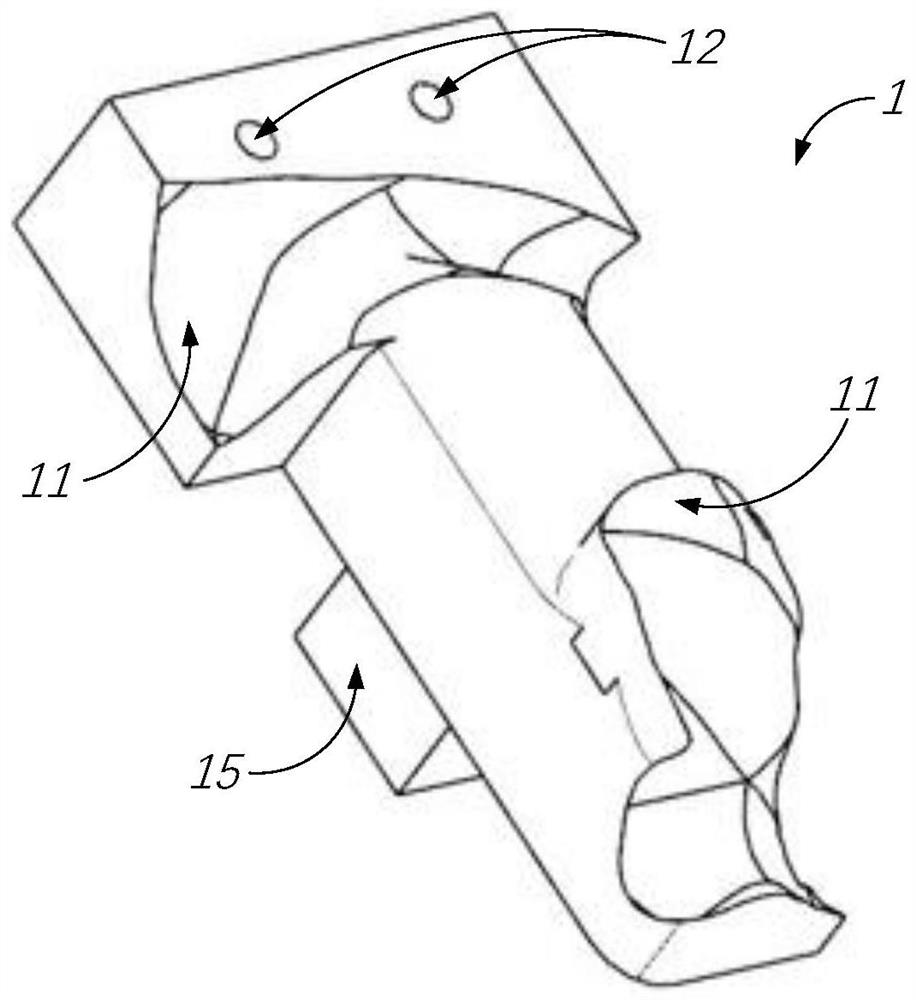 Acetabulum side guide module, femur side guide module and hip joint guide system