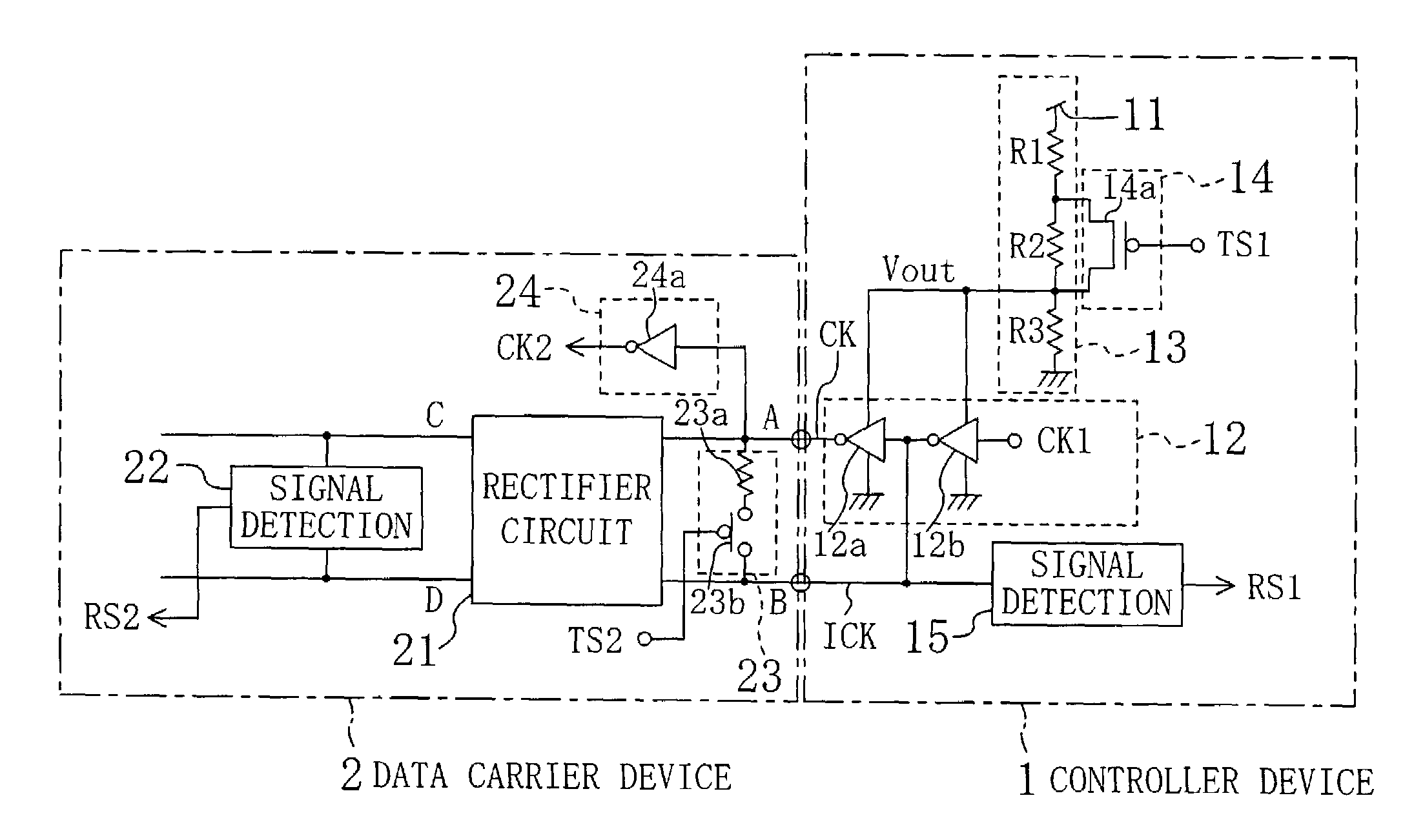 Data communication system, controller device and data communication method