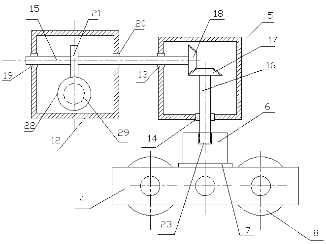 Automatic moving trolley with vertical and horizontal direction steering function and steering method