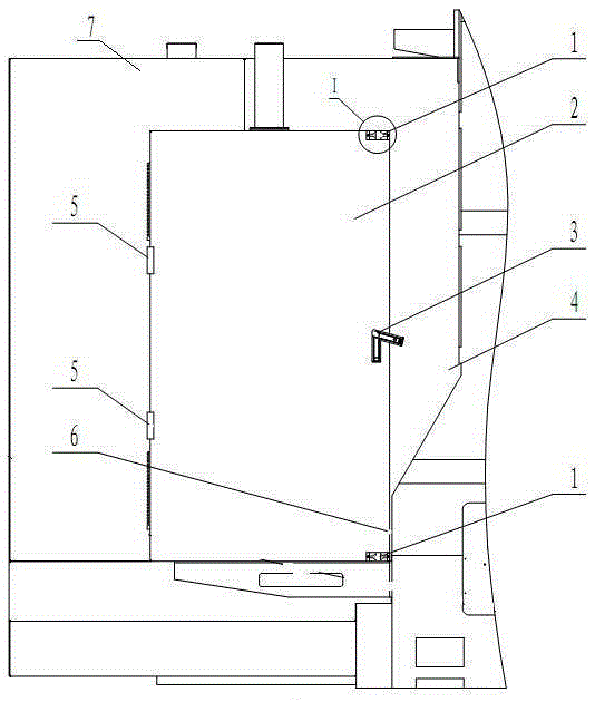 Cooperating mechanism of permanent magnet door lock