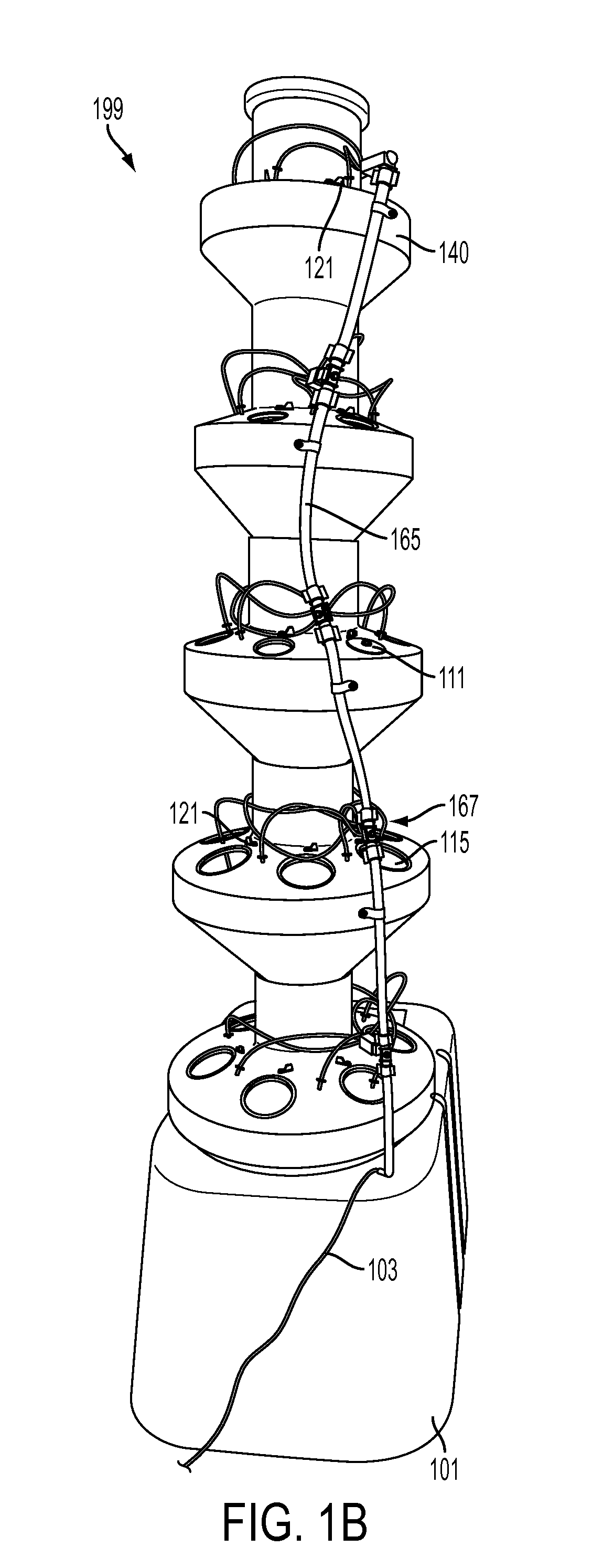 Apparatus for aeroponically growing and developing plants