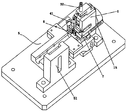 Wire cable automatic branching device