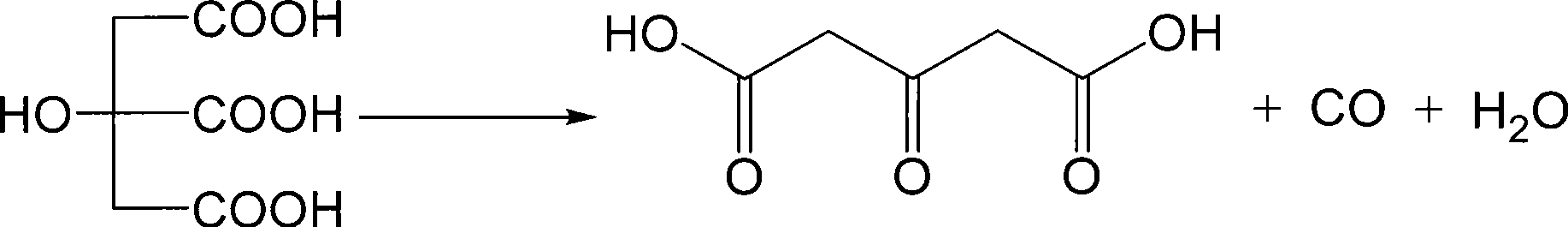 Preparation of dimethyl acetone-1,3-dicarboxylate