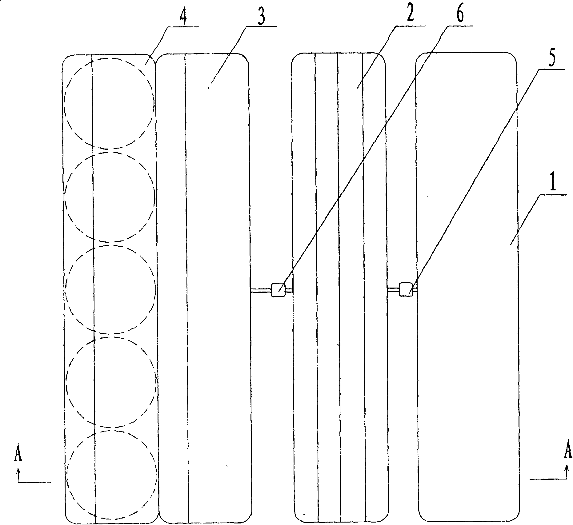 Solar cell integrated heat supply type method for marine organism overwintering and seedling nursing